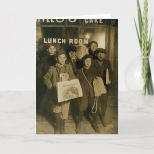 Tarjeta NACIONALES en Nueva York a la vuelta del siglo