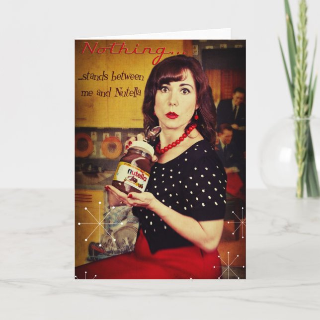 Tarjeta Nada… se coloca entre mí y Nutella (Anverso)