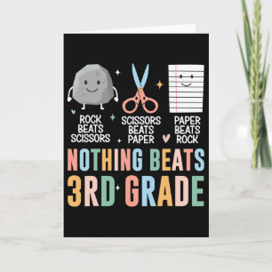 Tarjeta Nada supera a 3er grado divertido Byck para niños 