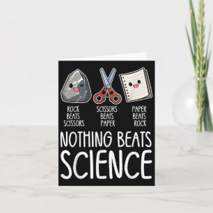 Tarjeta Nada Supera a la Ciencia Divertida de Regreso a la