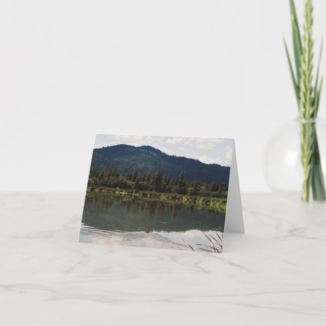 Tarjeta Nadando solo...... (Anverso)