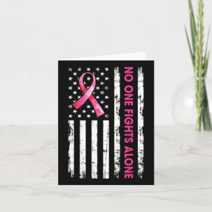 Tarjeta Nadie lucha solo contra el cáncer de mama