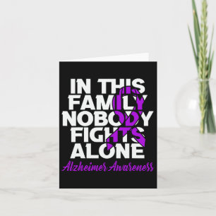 Tarjeta Nadie Lucha Solo En Esta Familia Heimerheimer Aw