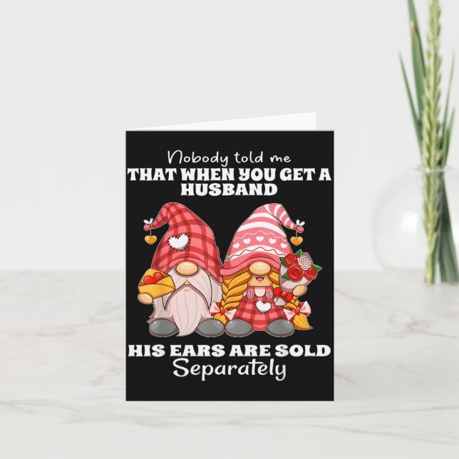 Tarjeta Nadie me dijo que cuando te cases su oreja (Anverso)