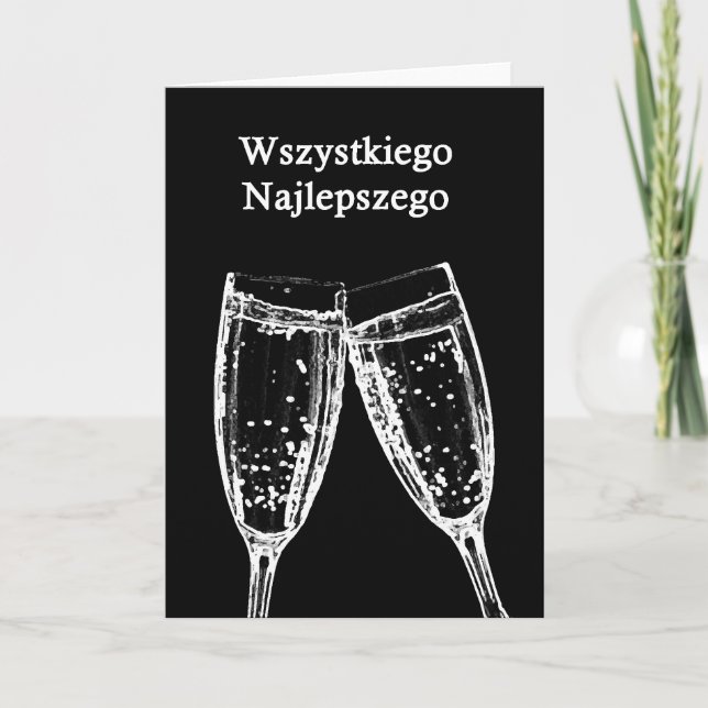Tarjeta Najlepszego de Wszystkiego/feliz cumpleaños (Anverso)