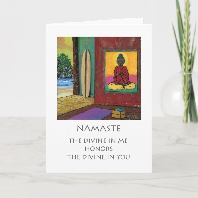 Tarjeta Namaste (Anverso)