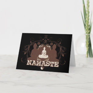 Tarjeta Namaste Buda