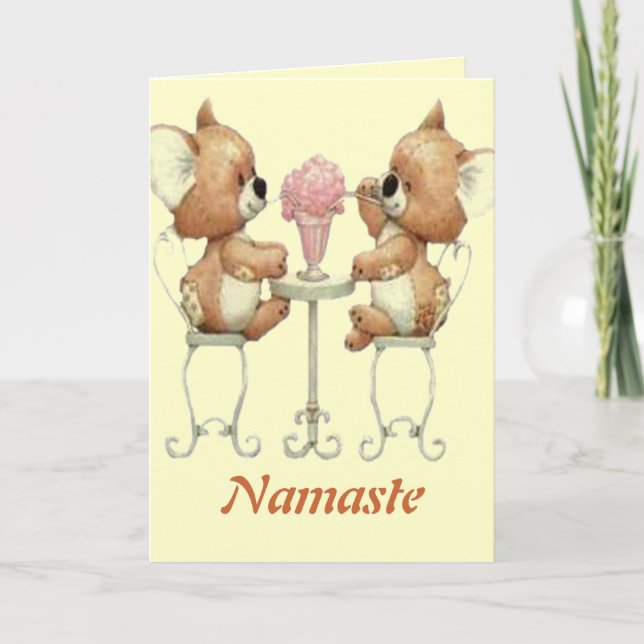 Tarjeta Namaste Friend Card (Anverso)