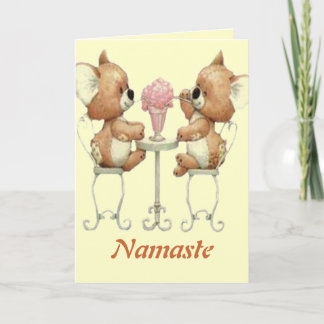 Tarjeta Namaste Friend Card