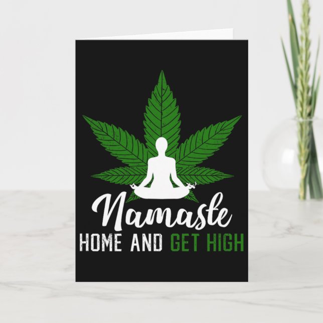 Tarjeta Namaste Hogar y Yoga colocado  (Anverso)