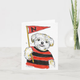 Tarjeta Nan disfruta animando al equipo