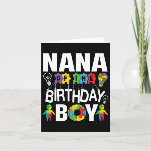 Tarjeta Nana De La Abuela De Autismo De Nacimiento
