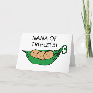 Tarjeta Nana de Triplets Pod