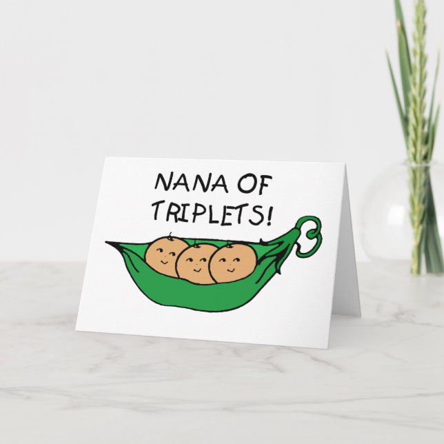 Tarjeta Nana de Triplets Pod (Anverso)