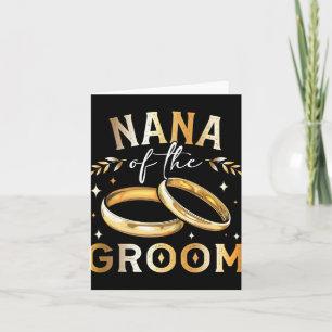 Tarjeta Nana del Boda Nana de The Groom Groom