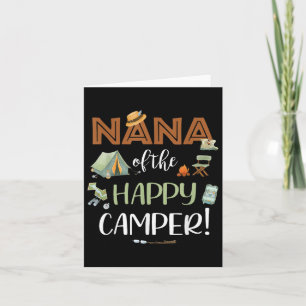 Tarjeta Nana del cumpleaños feliz del campista feliz Campi