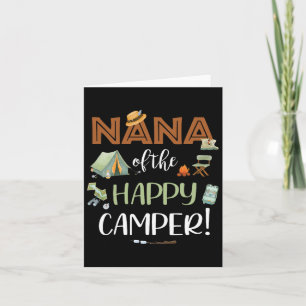 Tarjeta Nana del feliz campista cumpleaños número uno acam