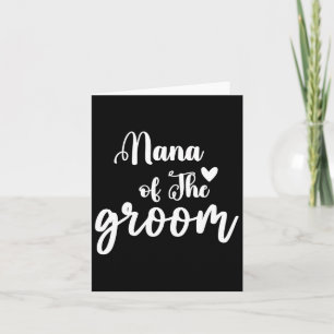 Tarjeta Nana Del Partido Boda Bachiller Nana Matc