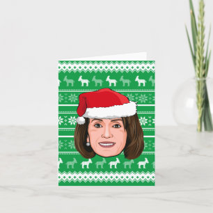 Tarjeta NANCY PELOSI Navidad