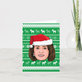 Tarjeta NANCY PELOSI Navidad
