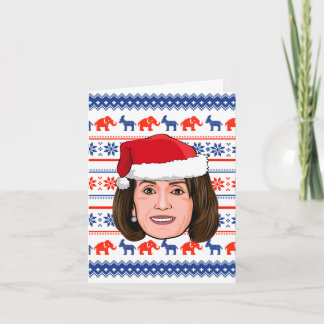 Tarjeta NANCY PELOSI Navidad