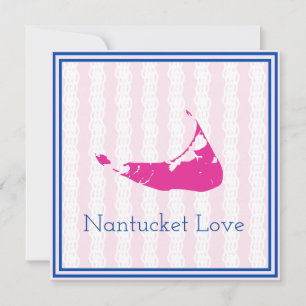 Tarjeta Nantucket Love Sailor's Bracelet Flat Greeting Car