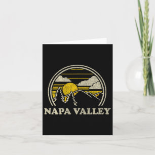 Tarjeta Napa Valley California Ca T Shirt Vintage Senderis