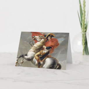 Tarjeta Napoleón cruzando los Alpes - Jacques-Louis David