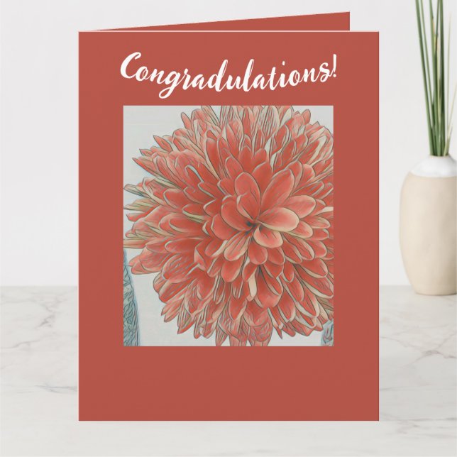 Tarjeta Naranja Blossom (Anverso)