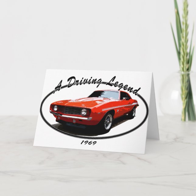 Tarjeta naranja CAMAROYENKO 1969 (Anverso)