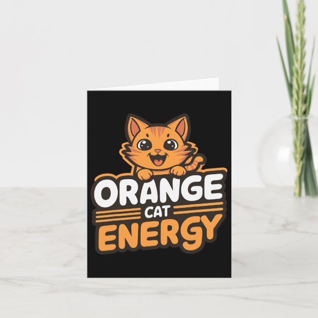 Tarjeta Naranja Cat Energy (Anverso)