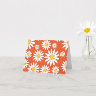 Tarjeta Naranja Daisy
