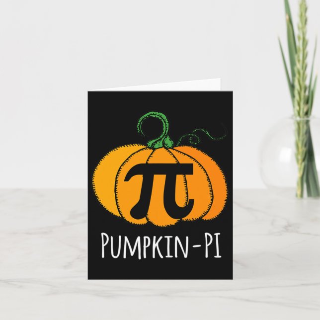 Tarjeta Naranja del Día de la Matemática de Disfraces Fun  (Anverso)