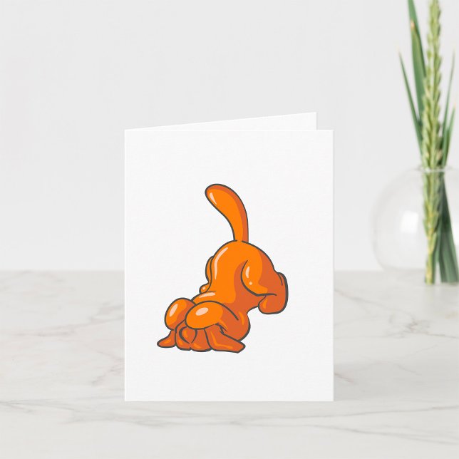 Tarjeta Naranja Hound Dog (Subido por el creador)