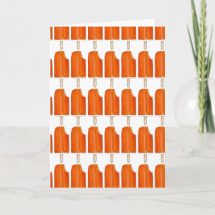 Tarjeta Naranja n' Cream Creamsicle Popsicle Notecards
