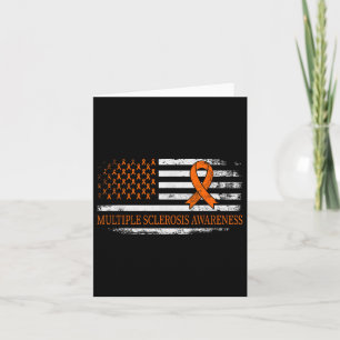Tarjeta Naranja Ribbon Sra. - Concienciación sobre la escl