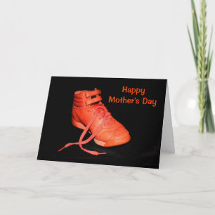 Tarjeta Naranja Shoe Glad I'm Your Daughter? Día de la mad