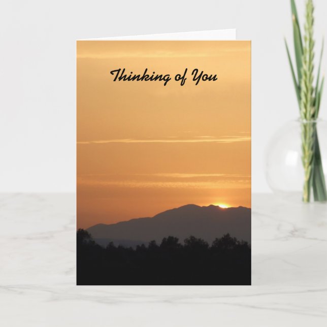 Tarjeta naranja Sunset (Anverso)