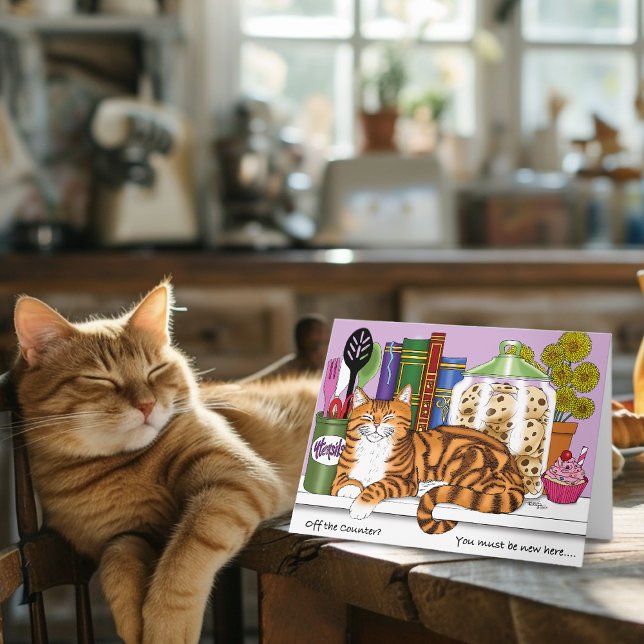 Tarjeta Naranja Tabby Kitchen Counter Top (Subido por el creador)