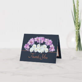 Tarjeta Naranjas de la Marina Rosas cruzan Garland Gracias