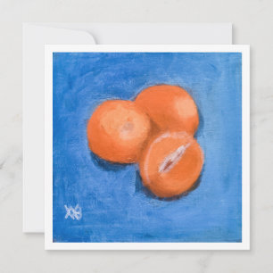 Tarjeta Naranjas mandarín