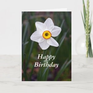 Tarjeta Narciso Feliz Cumpleaños