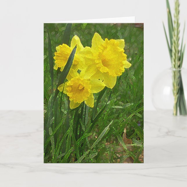Tarjeta Narcisos (Anverso)