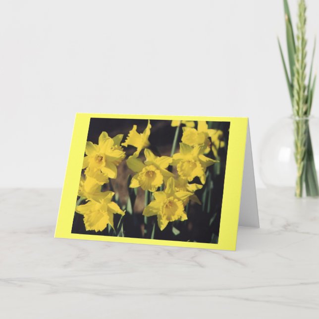 Tarjeta Narcisos (Anverso)
