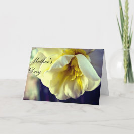 Tarjeta Narcissus Daffodil Día de la Madre