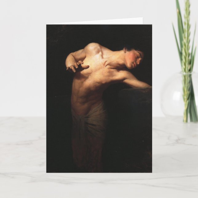 Tarjeta Narcissus Fine Art Greetings Card (Anverso)