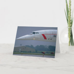 Tarjeta Nariz de la aguja de British Airways Concorde
