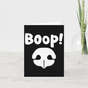 Tarjeta Nariz de perro Boop