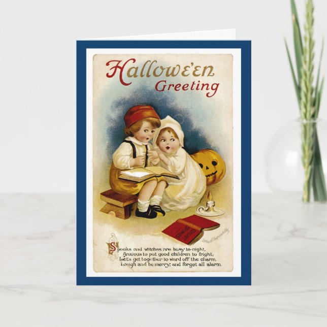 Tarjeta Narración de historias de Halloween (Anverso)