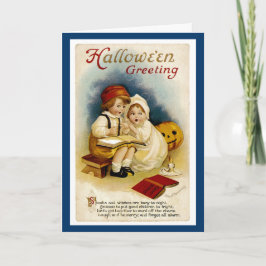 Tarjeta Narración de historias de Halloween